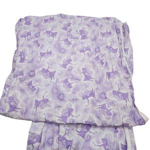 Concord Pixie Garden Purple fabric 100% cotton 46 x 165 Prewashed